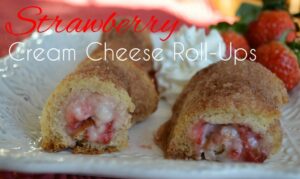 Strawberry Cream Cheese Mini Roll Ups